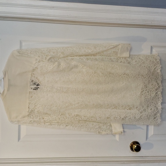 BCBG White Lace Dress - Picture 6 of 10
